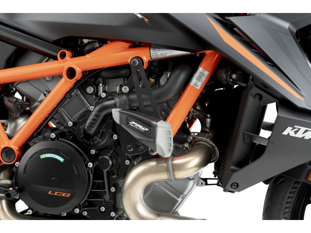 Puig Pro Frame Sliders In Black for KTM 1390 Super Duke R (24-25) Main image