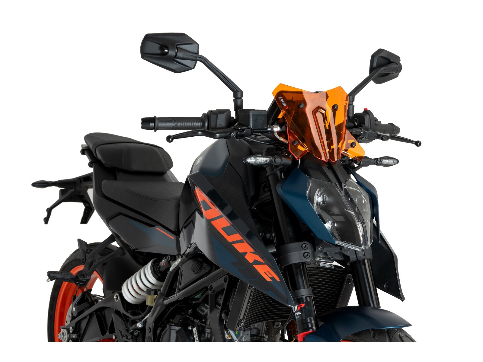 Puig New Generation Sport Screen In Clear for KTM 390 Duke (24-25)