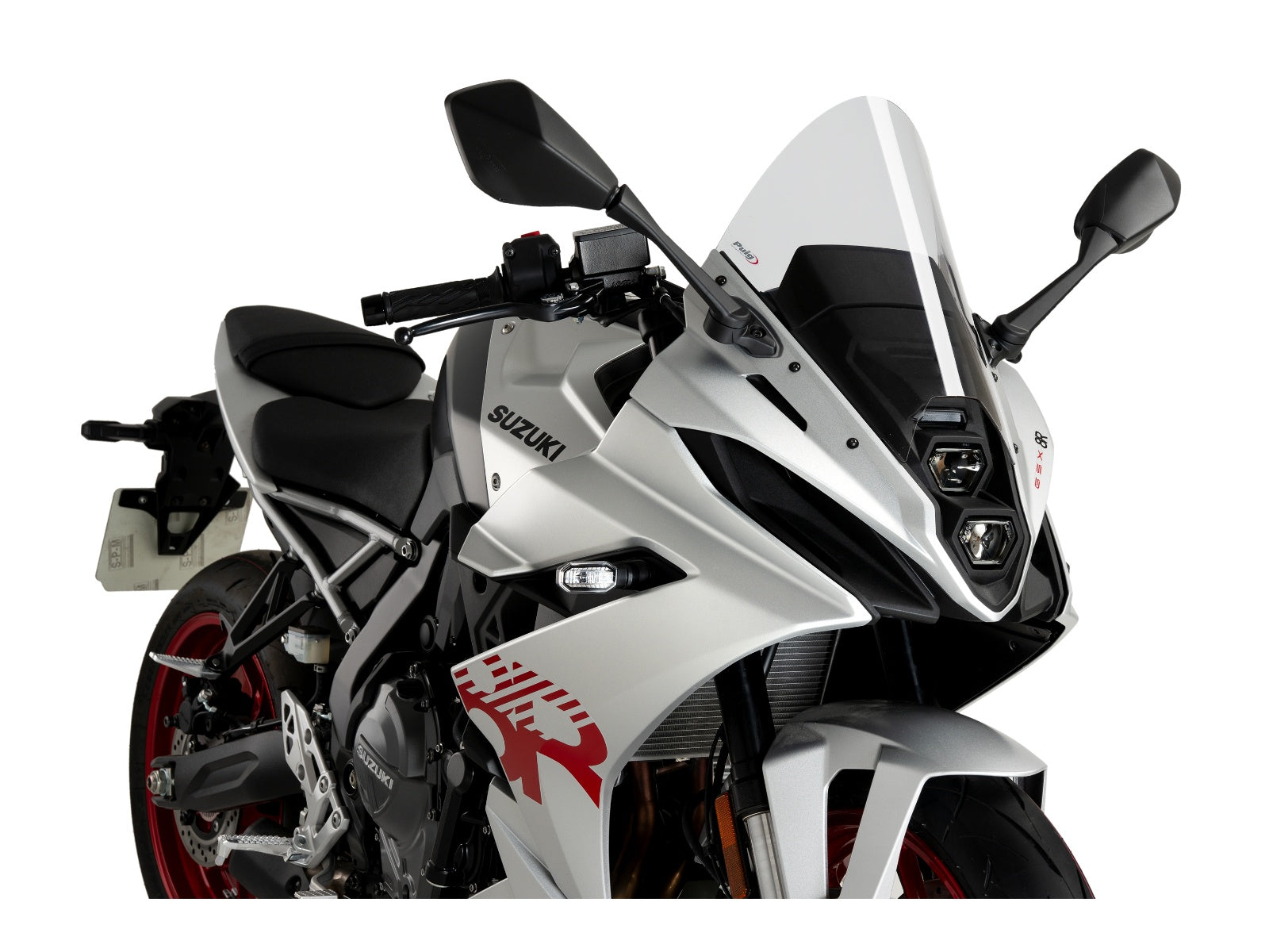 Puig R-Racer Screen In Clear for Suzuki GSX 8R (24-25)