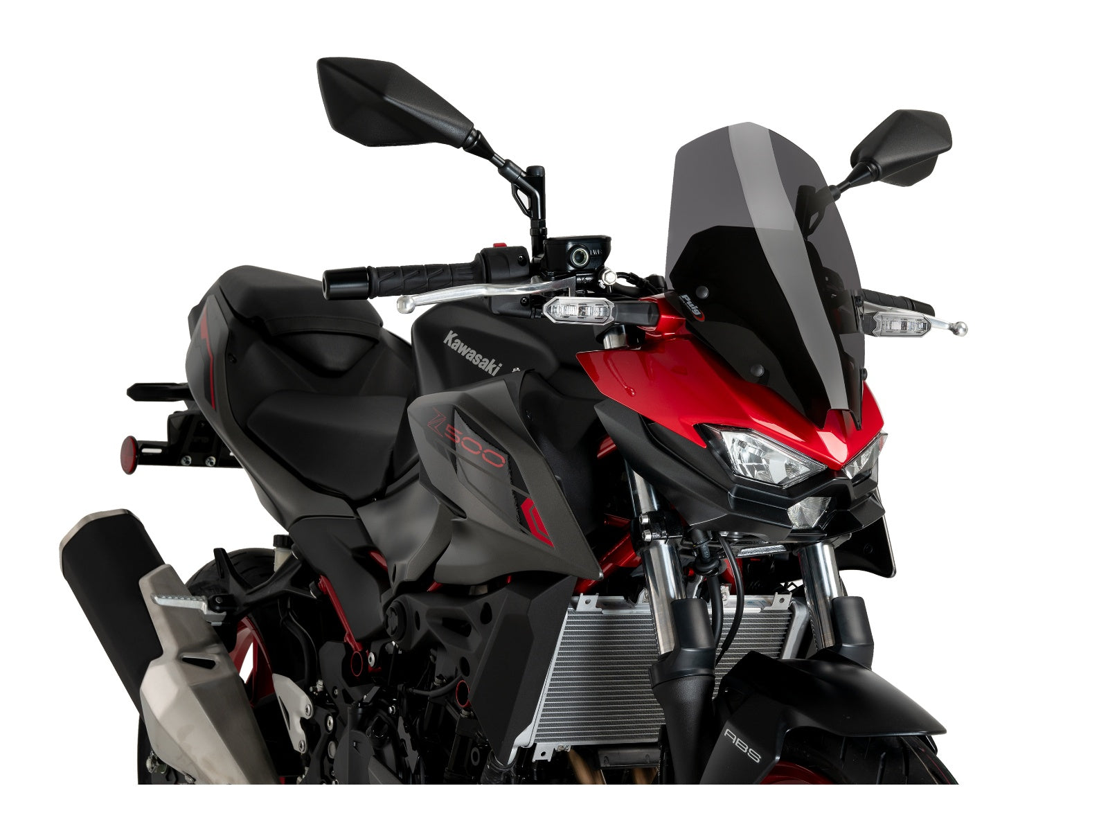Puig New Generation Touring Screen In Clear for Kawasaki Z500 (24-25)