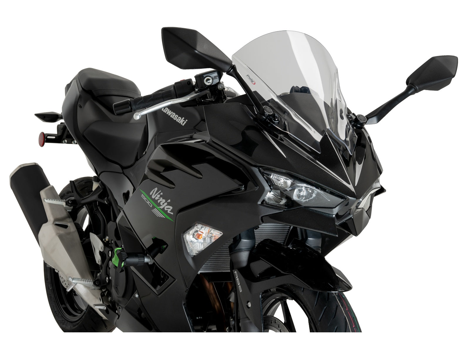 Puig R-Racer Screen In Clear for Kawasaki Ninja 500 (24-25)