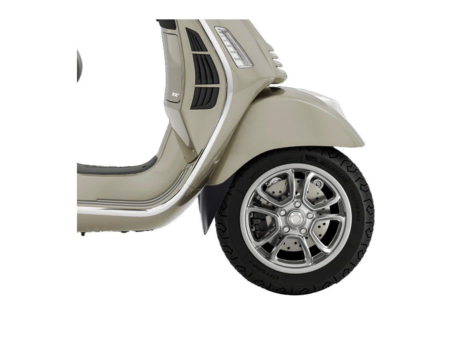 Puig Front Mudguard Extender In Black for Piaggio GTS 125 (23)
