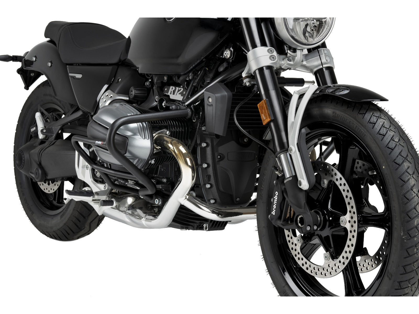 Puig Engine Guard In Black for BMW R12 (24-25)