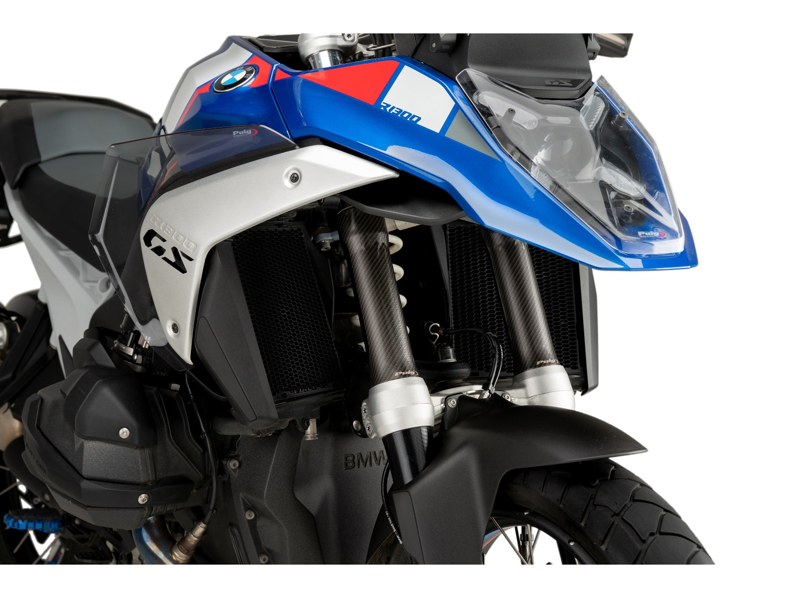 Puig Front Fork Cover In Black for Honda CB750 Hornet (23-25)