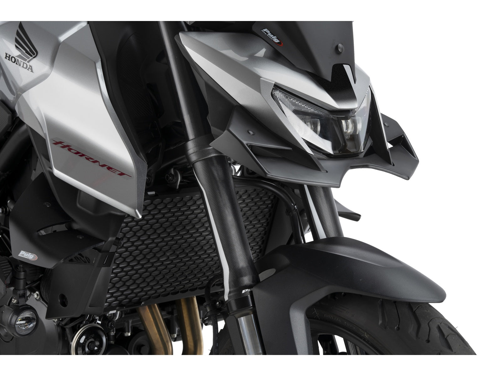 Puig Front Fork Cover In Black for Honda CB750 Hornet (23-25)