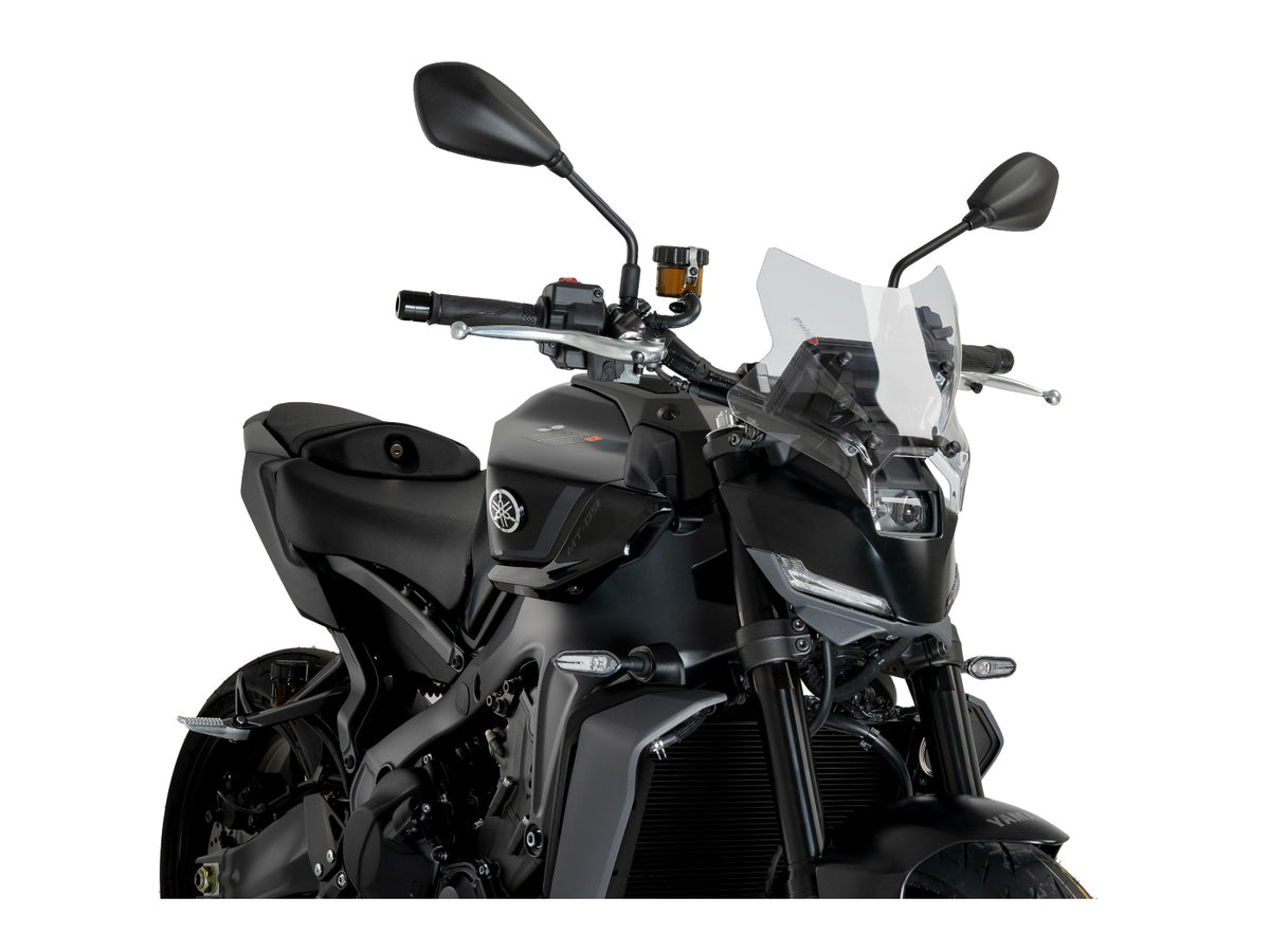 Puig New Generation Sport Screen In Clear for Yamaha MT-09 SP (24-25) Main image