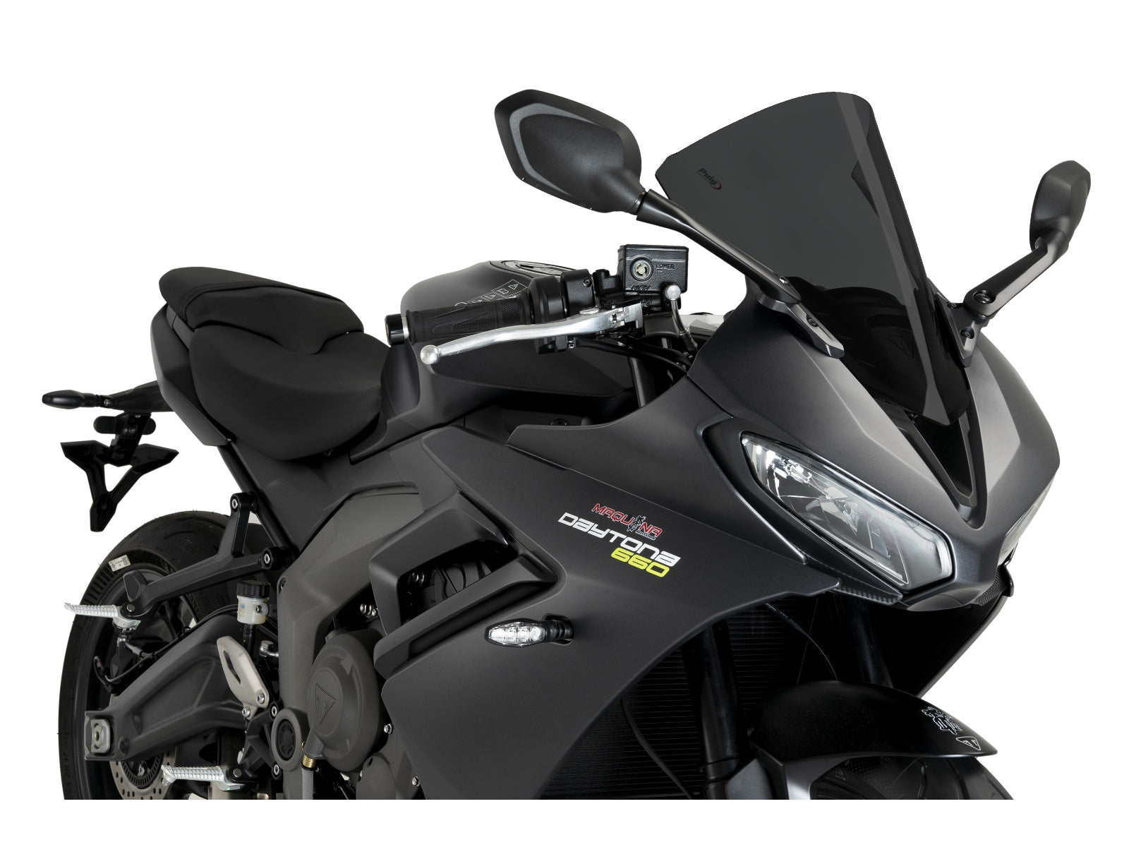 Puig R-Racer Screen In Clear for Triumph Daytona 600 (24-25)