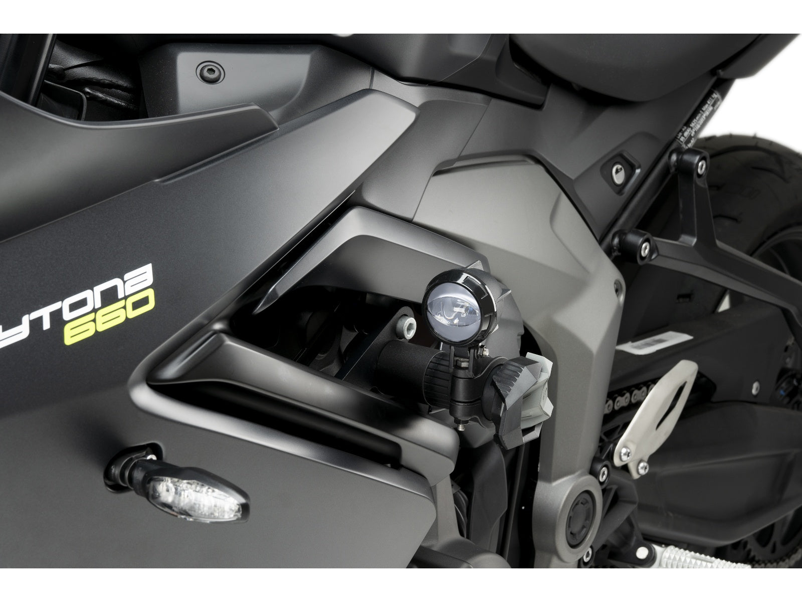 Puig R19 Frame Sliders In Black for Triumph Daytona 600 (24-25)