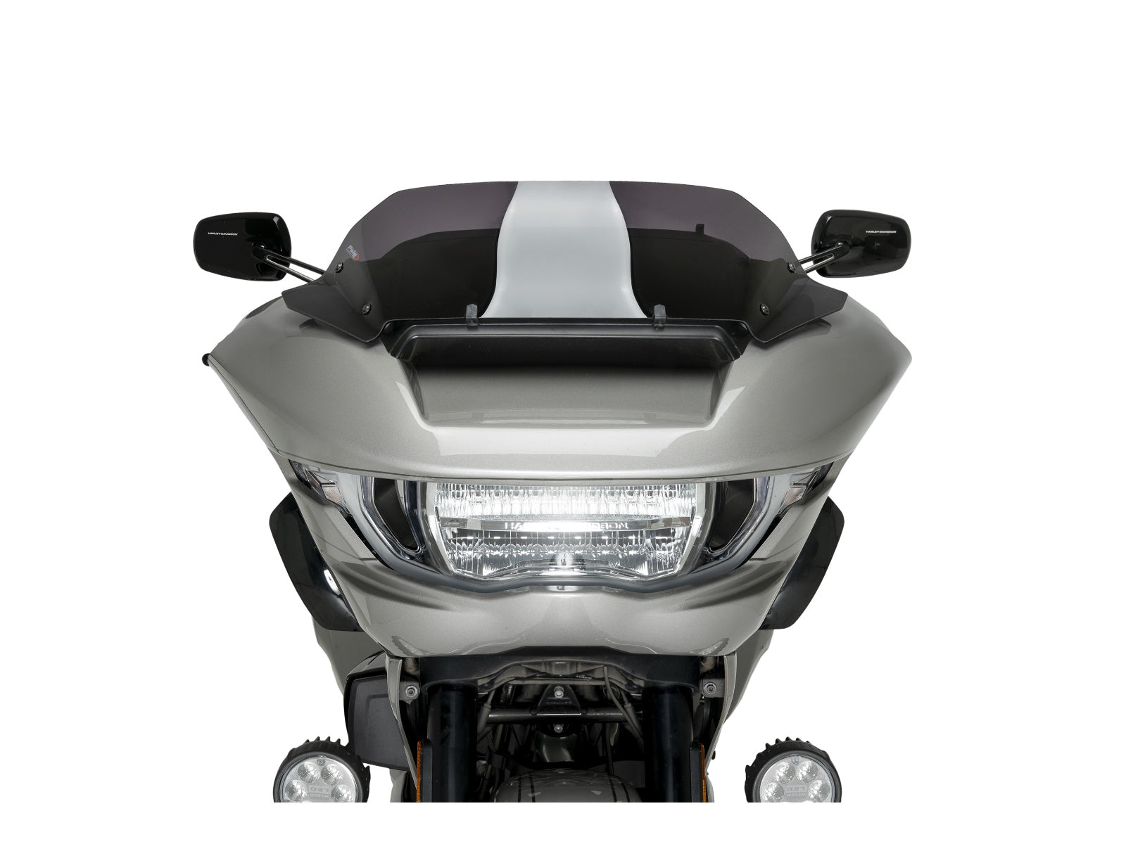 Puig Batwing Sport Screen In Clear for Harley Davidson Road Glide FLTRX (24)
