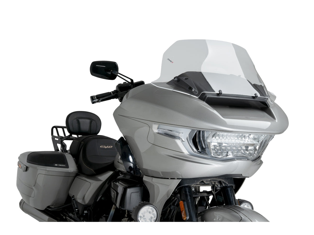 Puig Batwing Sport Screen In Clear for Harley Davidson Road Glide FLTRX (24) Main image