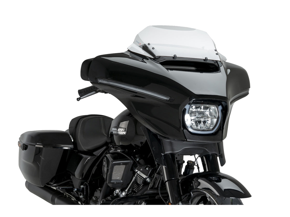 Puig Batwing Sport Screen In Clear for Harley Davidson Street Glide FLHXSE (24) Main image