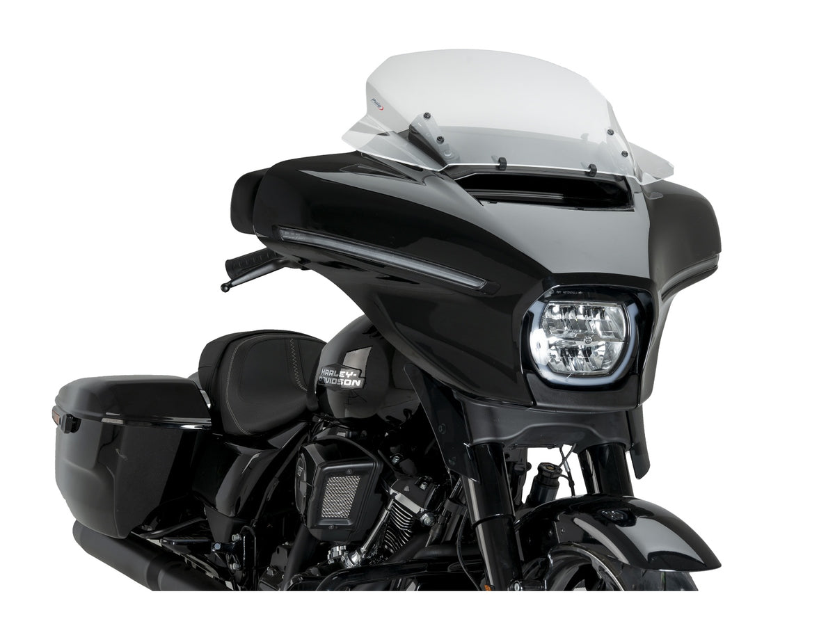 Puig Batwing Sport Screen In Clear for Harley Davidson Street Glide FLHXSE (24) Main image