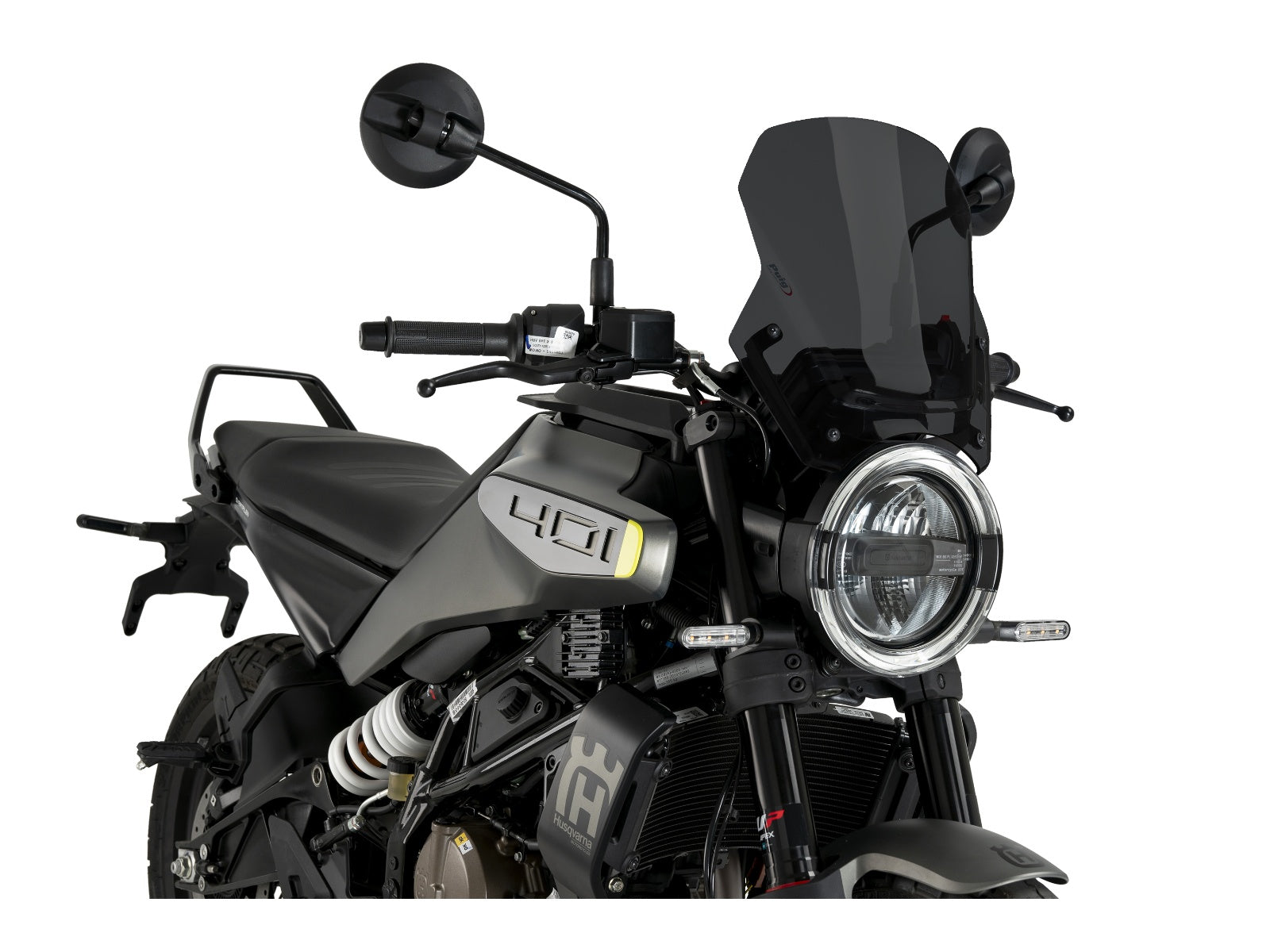 Puig New Generation Sport Screen In Clear for Husqvarna Svartpilen 125 (24-25)
