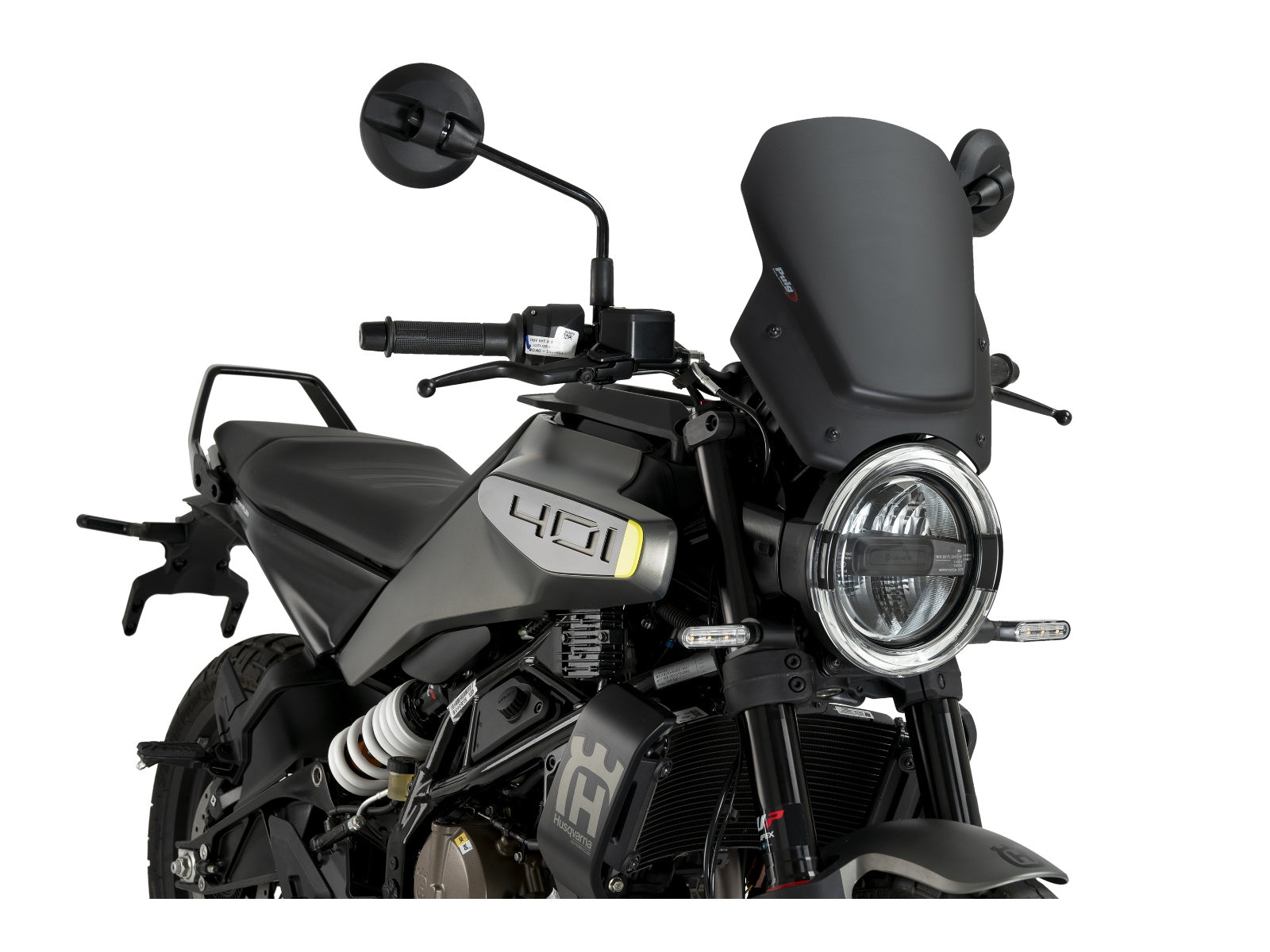 Puig New Generation Sport Screen In Clear for Husqvarna Svartpilen 125 (24-25)