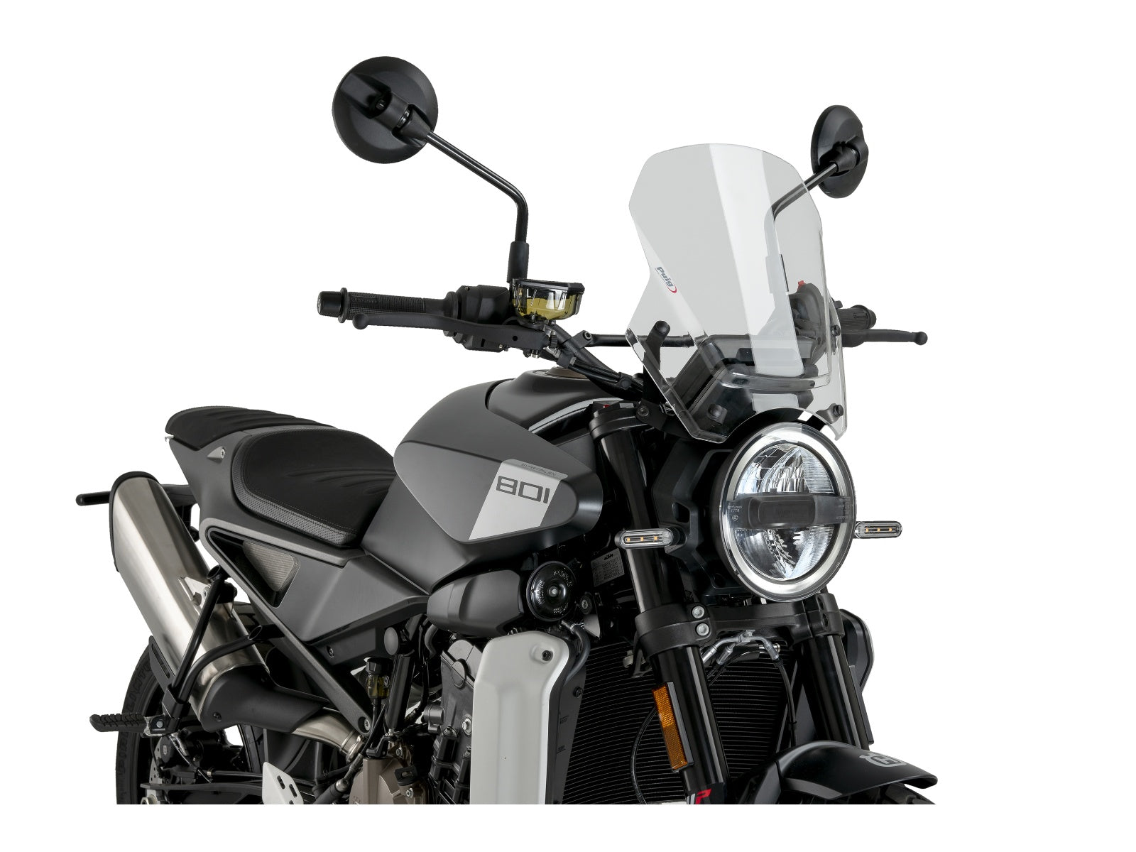 Puig New Generation Sport Screen In Clear for Husqvarna Svartpilen 801 (24-25)