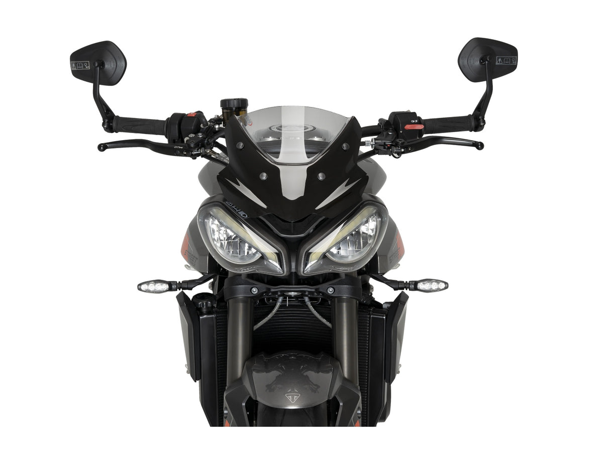 Puig New Generation Sport Screen In Light Smoke for Triumph Street Triple 765 R (23-25) Main image