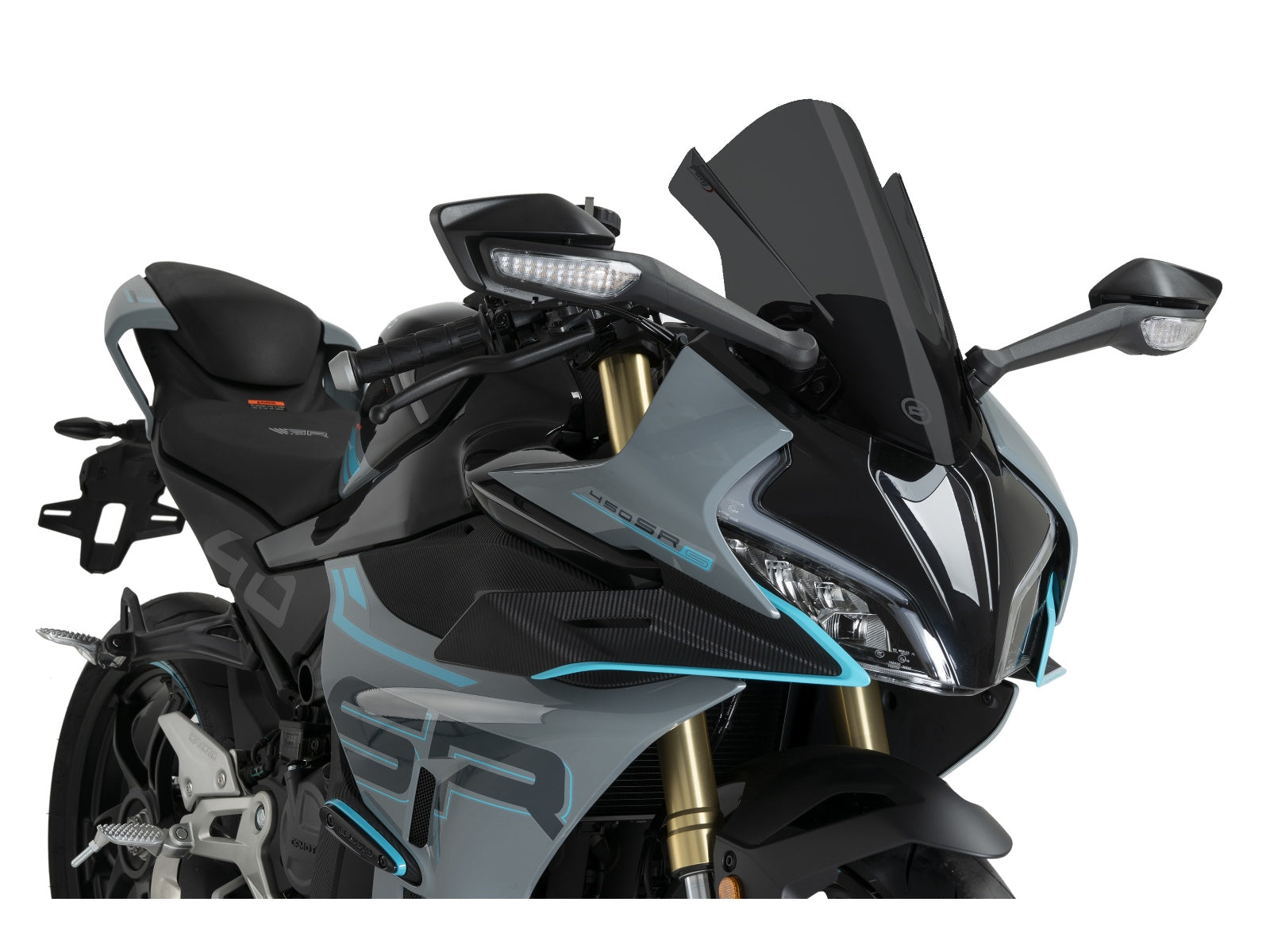 Puig Z-Racing Screen In Clear for CF Moto 450SR S (23-24)