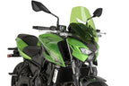 Puig New Generation Touring Tall Screen In Green for Kawasaki Z650S (26)