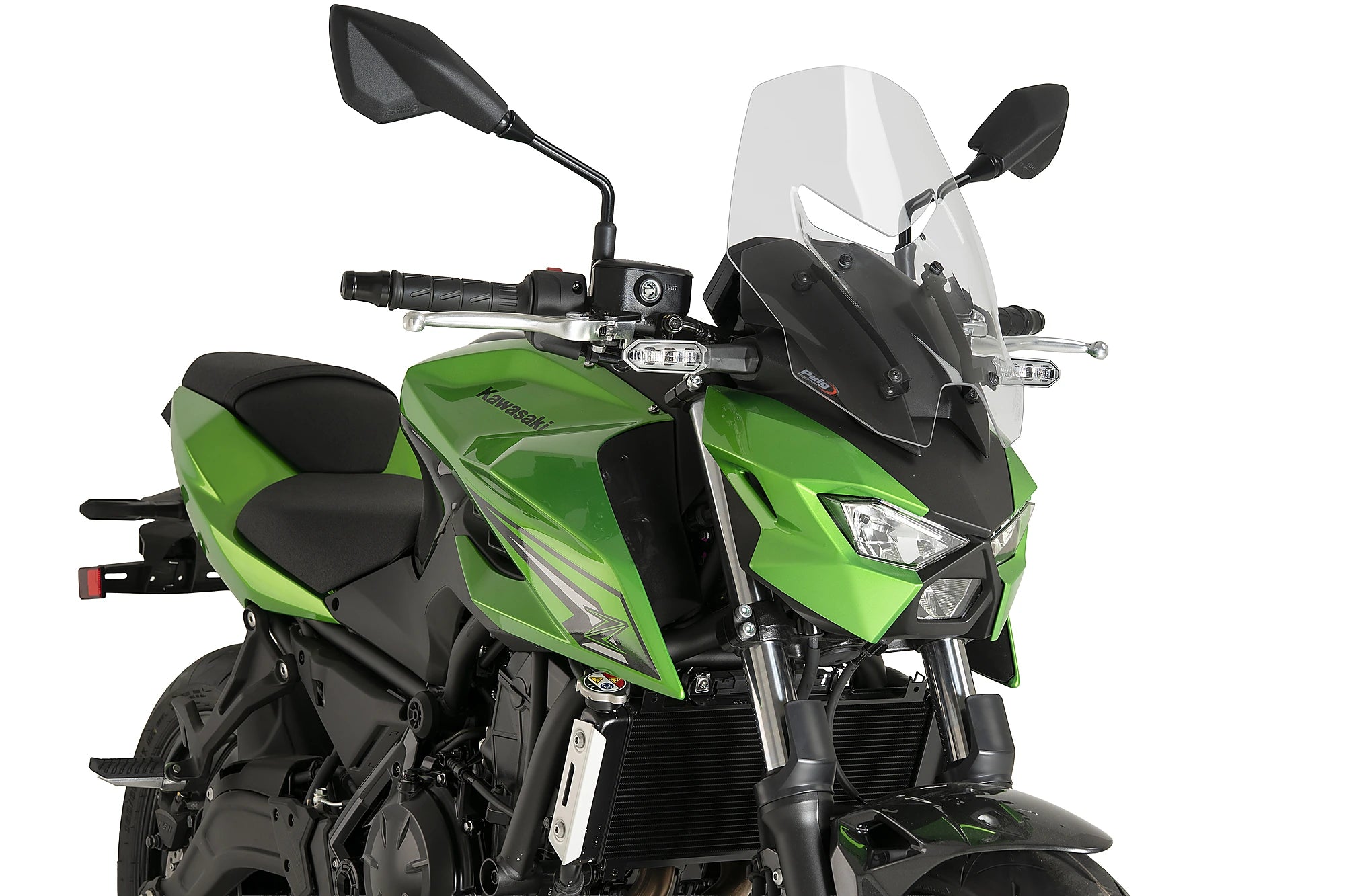 Puig New Generation Touring Tall Screen In Clear for Kawasaki Z650S (26)