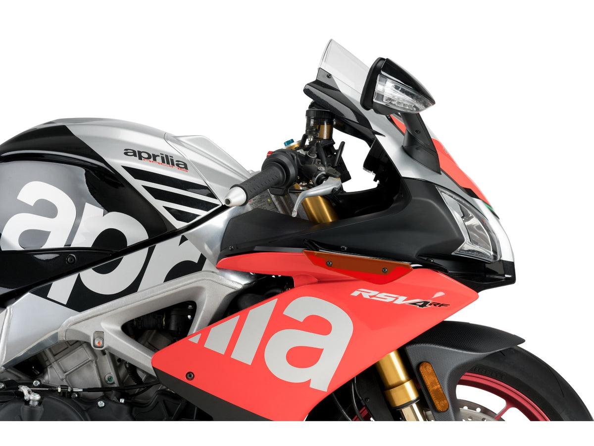 Puig Sport Downforce Spoilers In Black for Aprilia RSV4 RF (17-18)