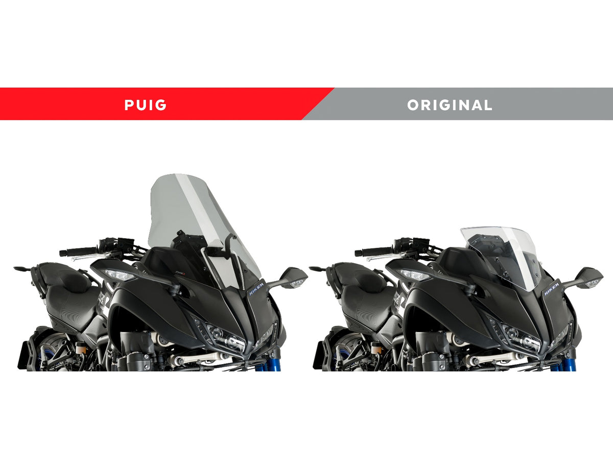 Puig Touring Screen In Clear for Yamaha Niken (18-22)