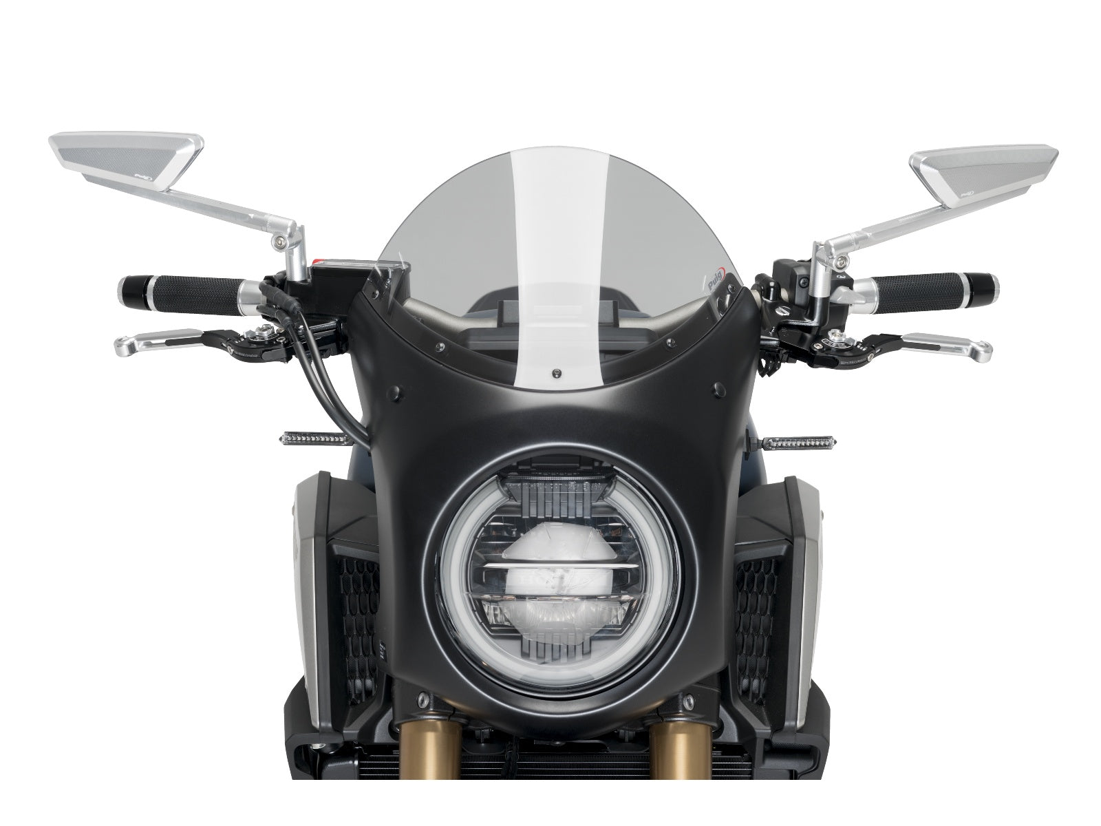 Puig Retrovision Screen In Clear for Honda CB650 R Neo Sports Cafe (19-23)