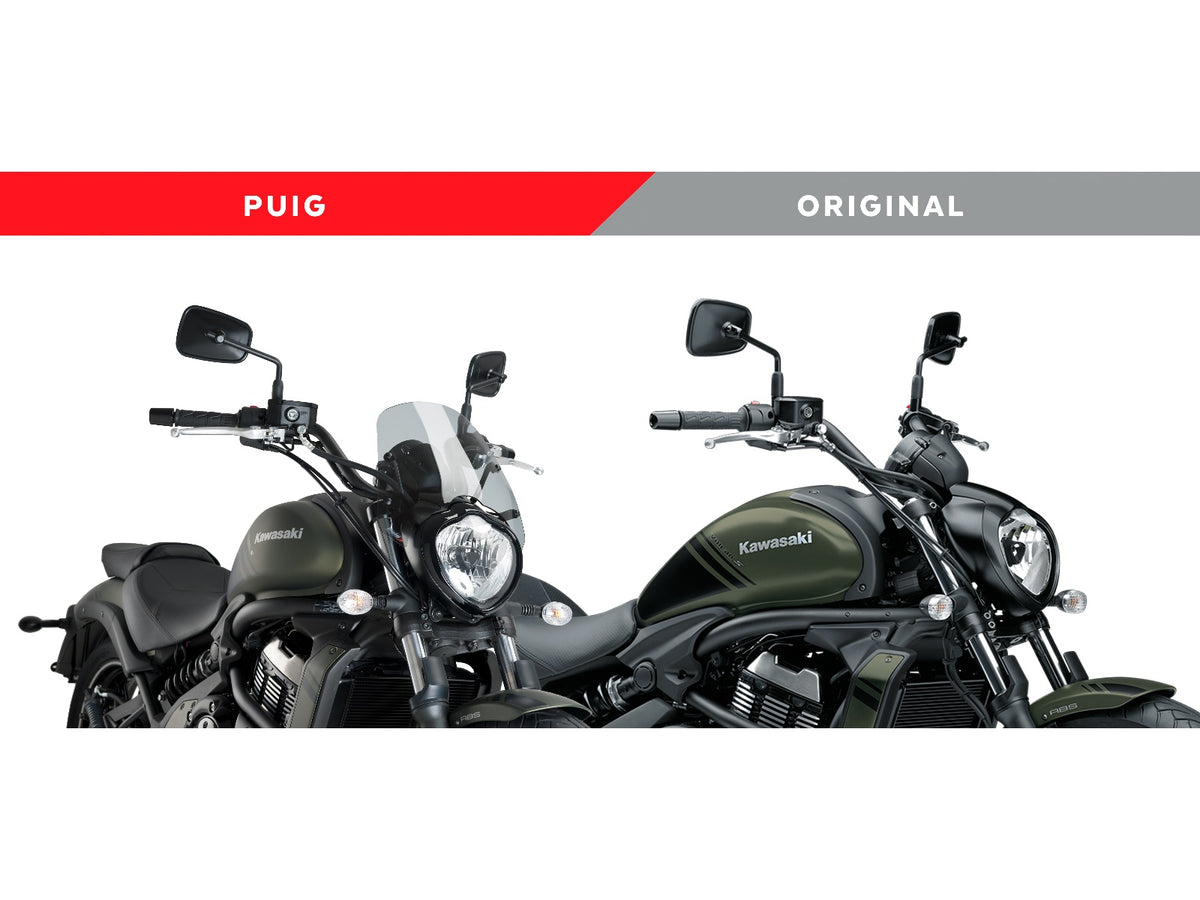 Puig New Generation Sport Screen In Clear for Kawasaki Vulcan S Special Edition (17-20)