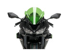 Puig Sport Downforce Spoilers In Black for Kawasaki ZX-6R 636 (18-23)