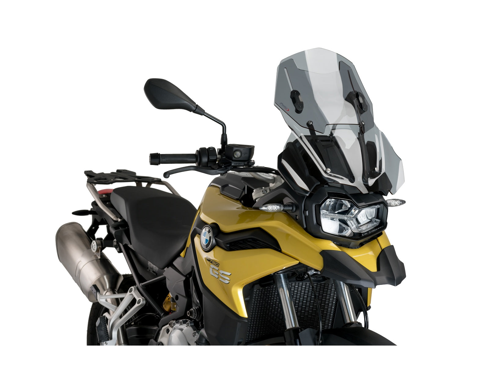 Puig Adjustable Touring Screen In Clear for BMW F750 GS (18-24)