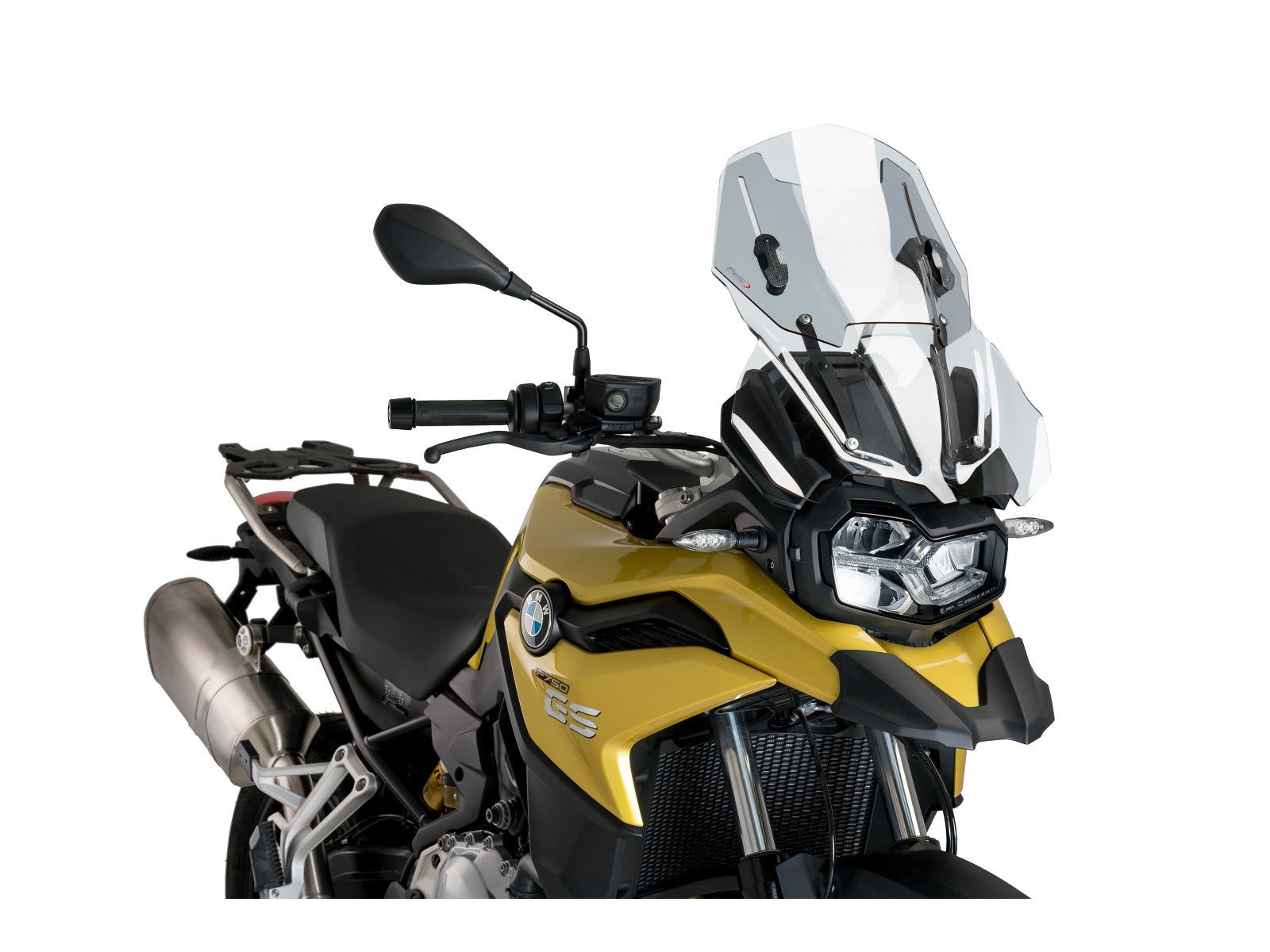 Puig Adjustable Touring Screen In Clear for BMW F850 GS (18-23)
