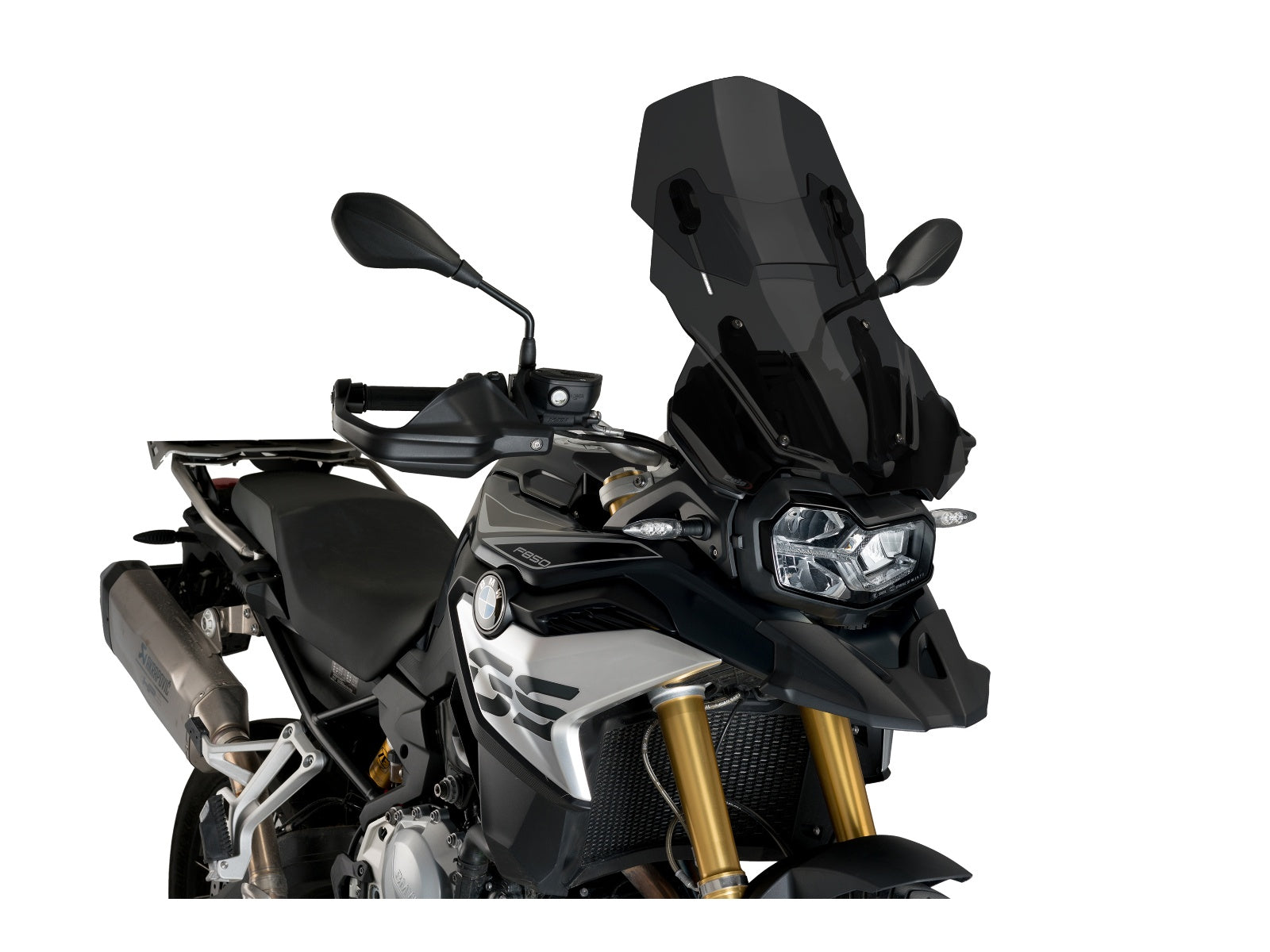 Puig Adjustable Touring Screen In Clear for BMW F850 GS Adventure (19-23)