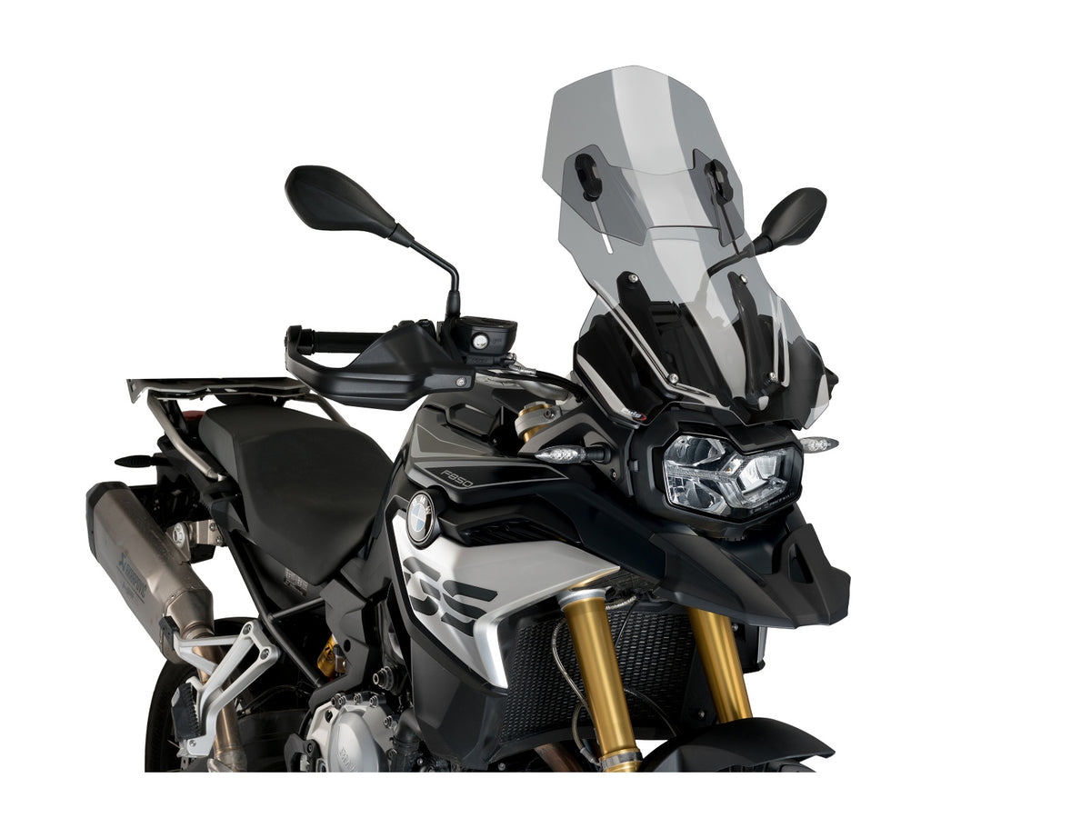 Puig Adjustable Touring Screen In Clear for BMW F850 GS Adventure (19-23)