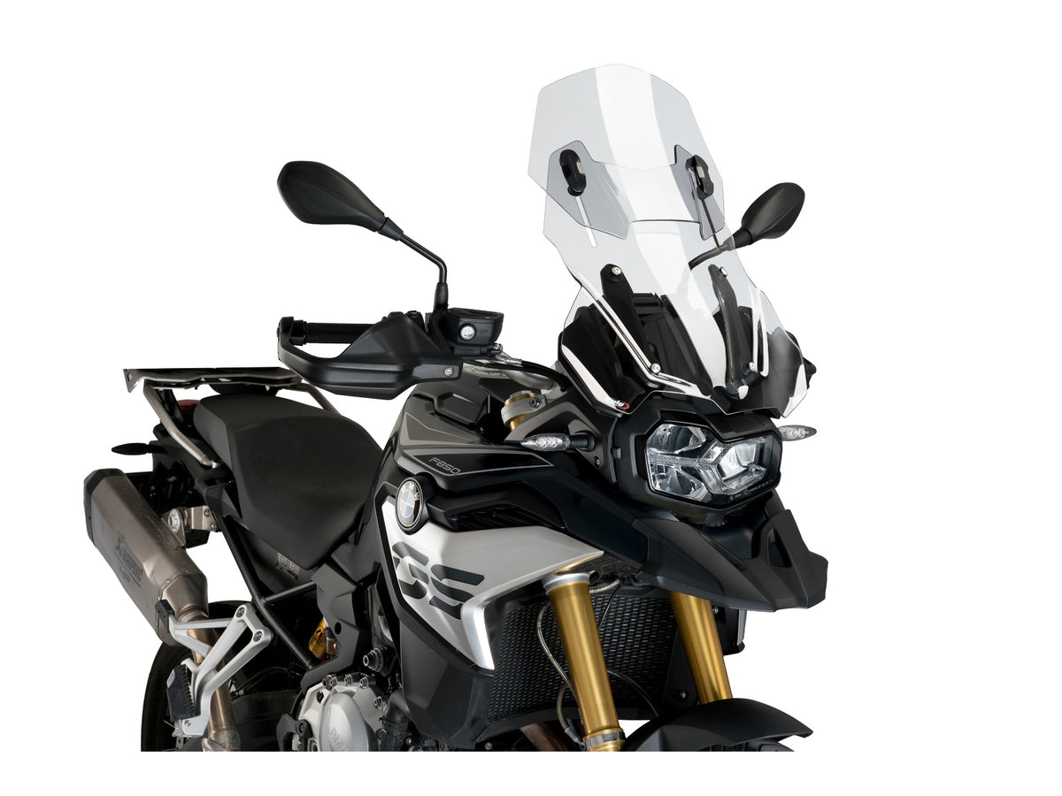 Puig Adjustable Touring Screen In Clear for BMW F850 GS (18-23) Main image