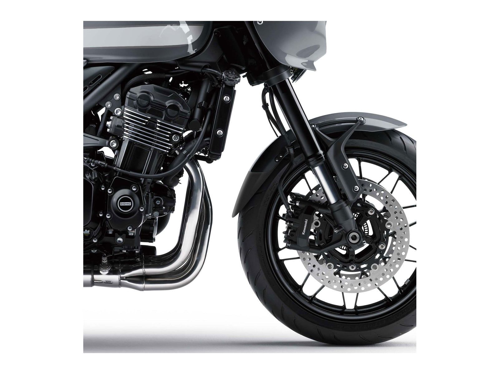 Puig Front Mudguard Extender In Black for Kawasaki Z900 RS SE (22-25)