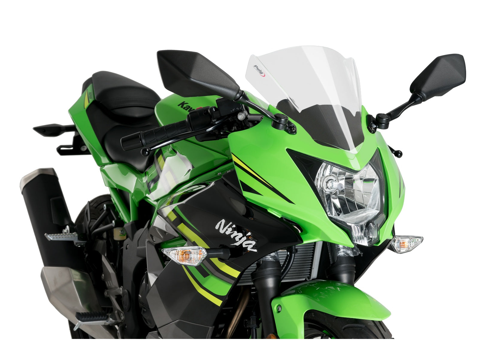 Puig Z-Racing Screen In Clear for Kawasaki Ninja 125 (19-25)