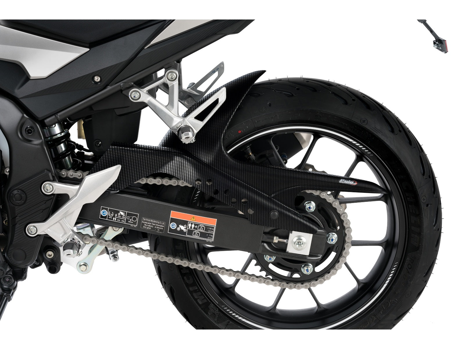 Puig Hugger In Matt Black for Honda CB500 F (19-21)