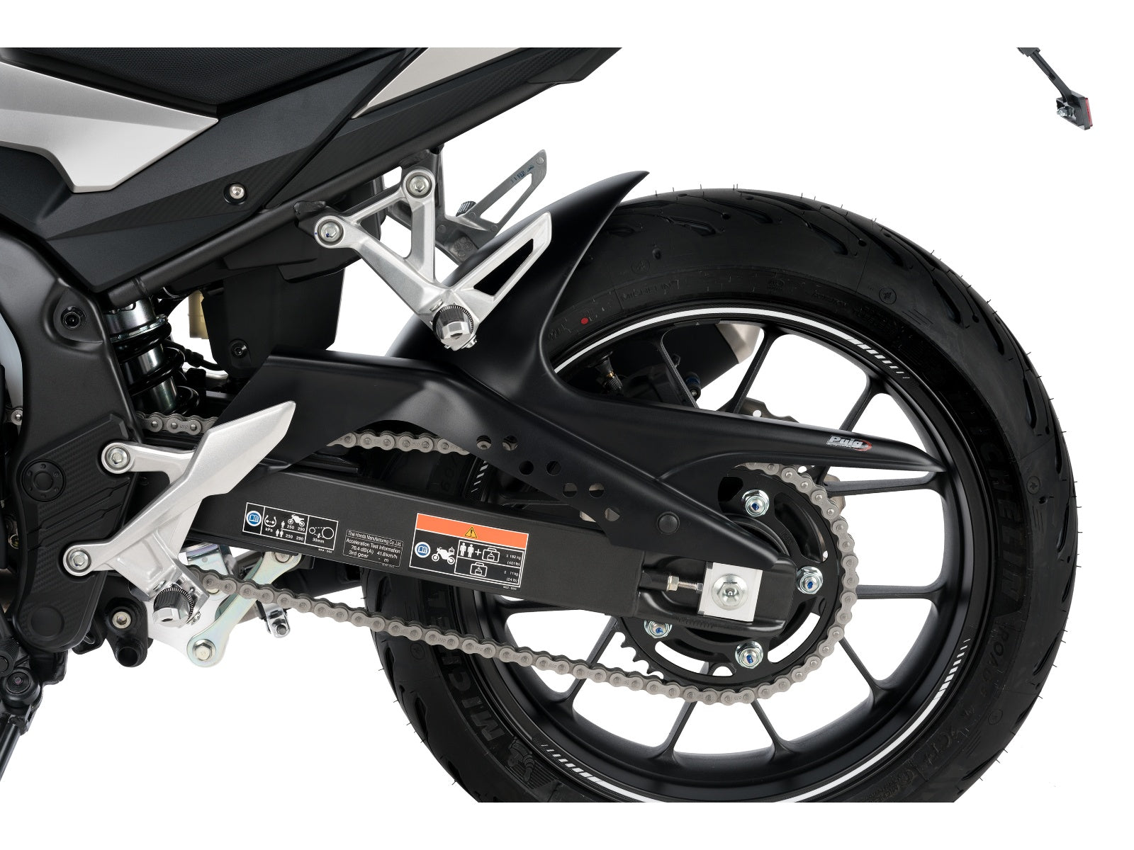 Puig Hugger In Matt Black for Honda CB500 F (19-21)