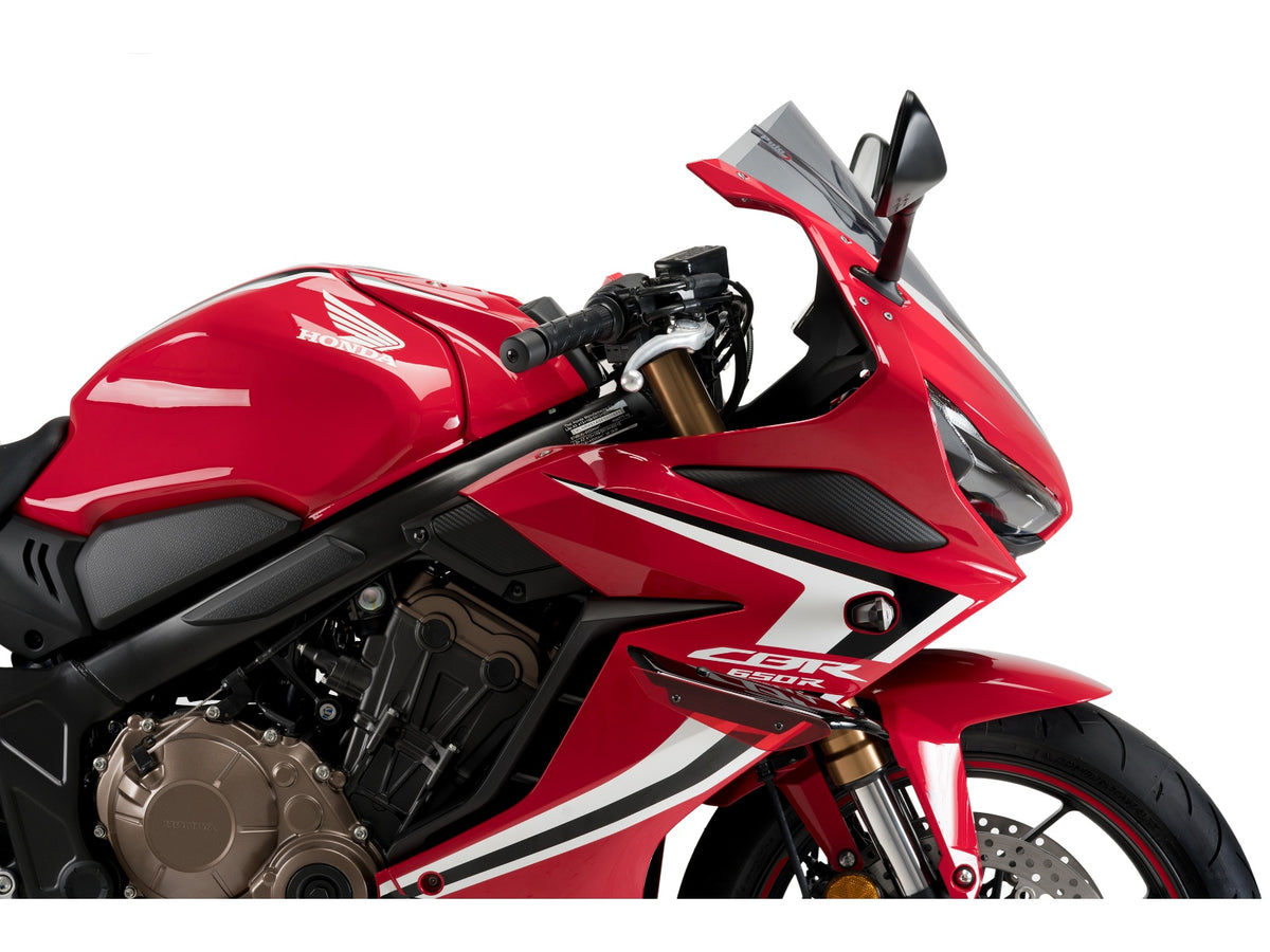 Puig Sport Downforce Spoilers In Black for Honda CBR650 R (19-20)