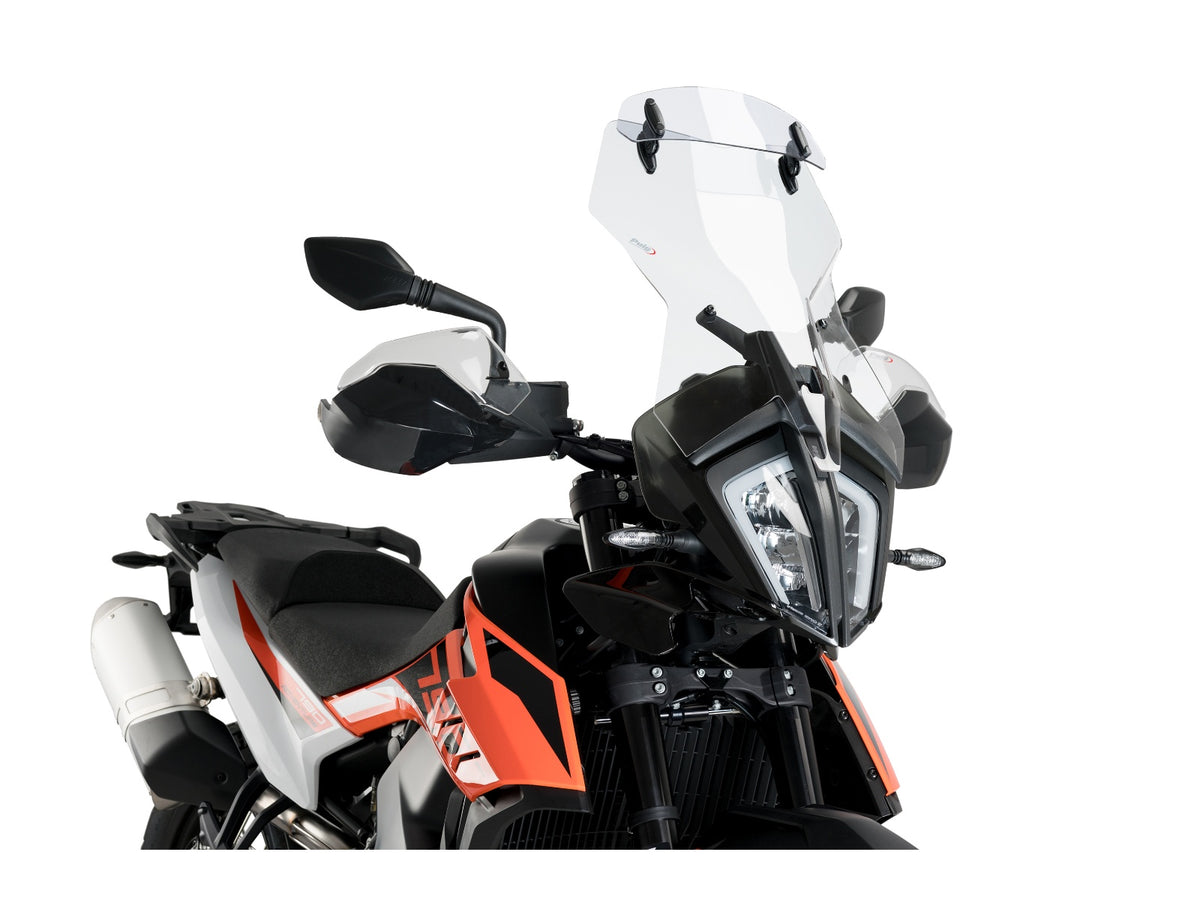 Puig Touring Screen With Extender In Clear for KTM 790 Adventure R (19-20) Main image