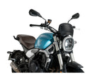 Puig Retro Fly Screen In Matt Black for Voge 500AC (22-25)