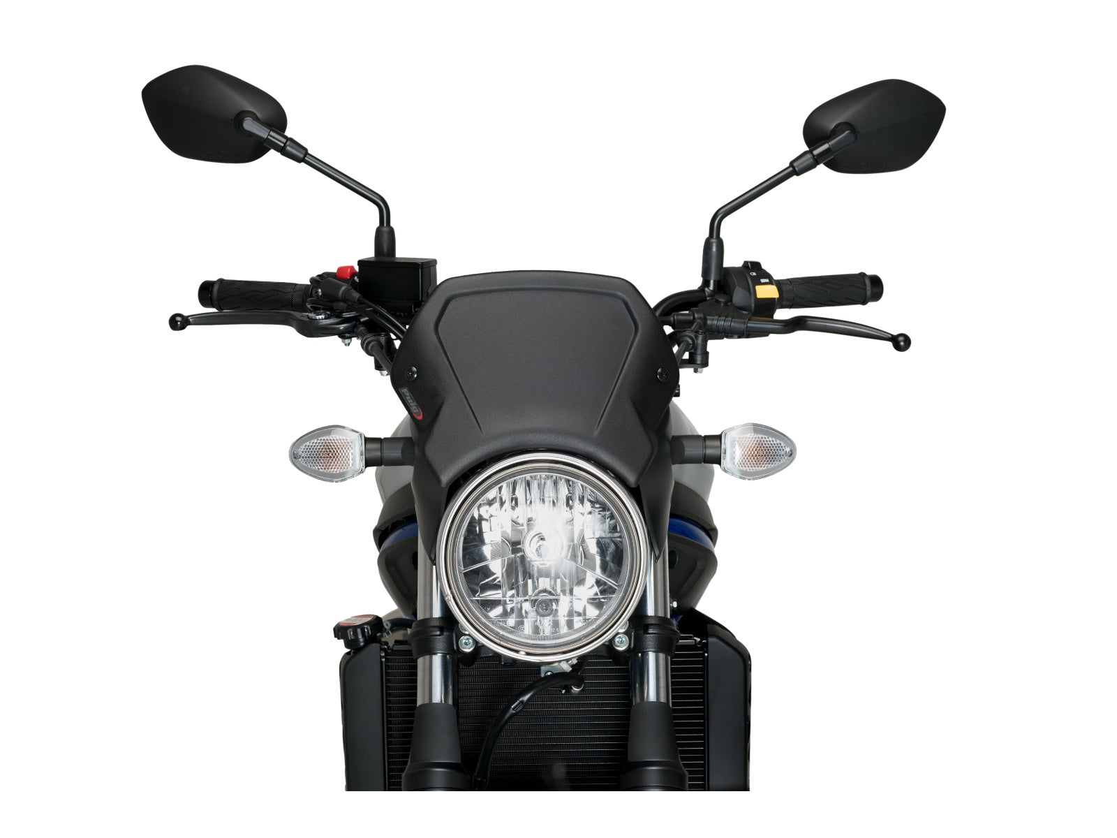 Puig Aluminium Fly Screen In Black for Suzuki SV 650 (16-25)