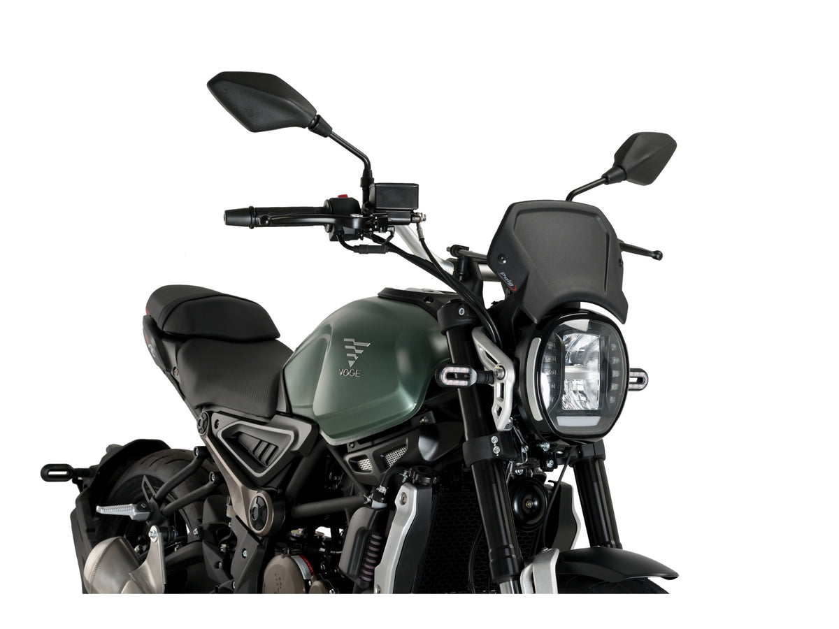 Puig Aluminium Fly Screen In Black for Voge 300ACX (21-25)