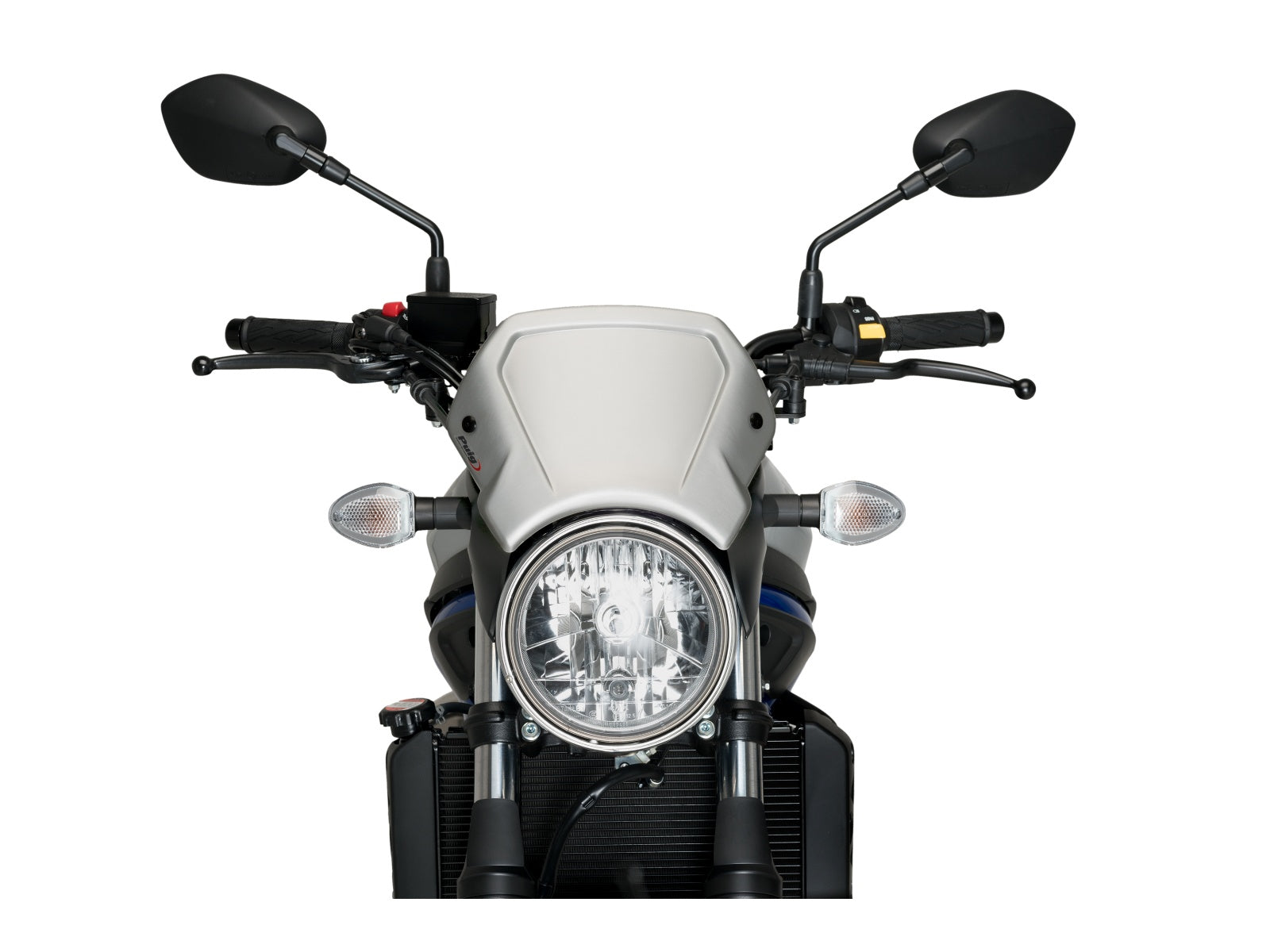 Puig Aluminium Fly Screen In Black for Suzuki SV 650 (16-25)