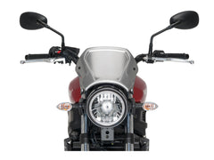 Puig Aluminium Fly Screen In Black for Yamaha XSR 700 (16-20)