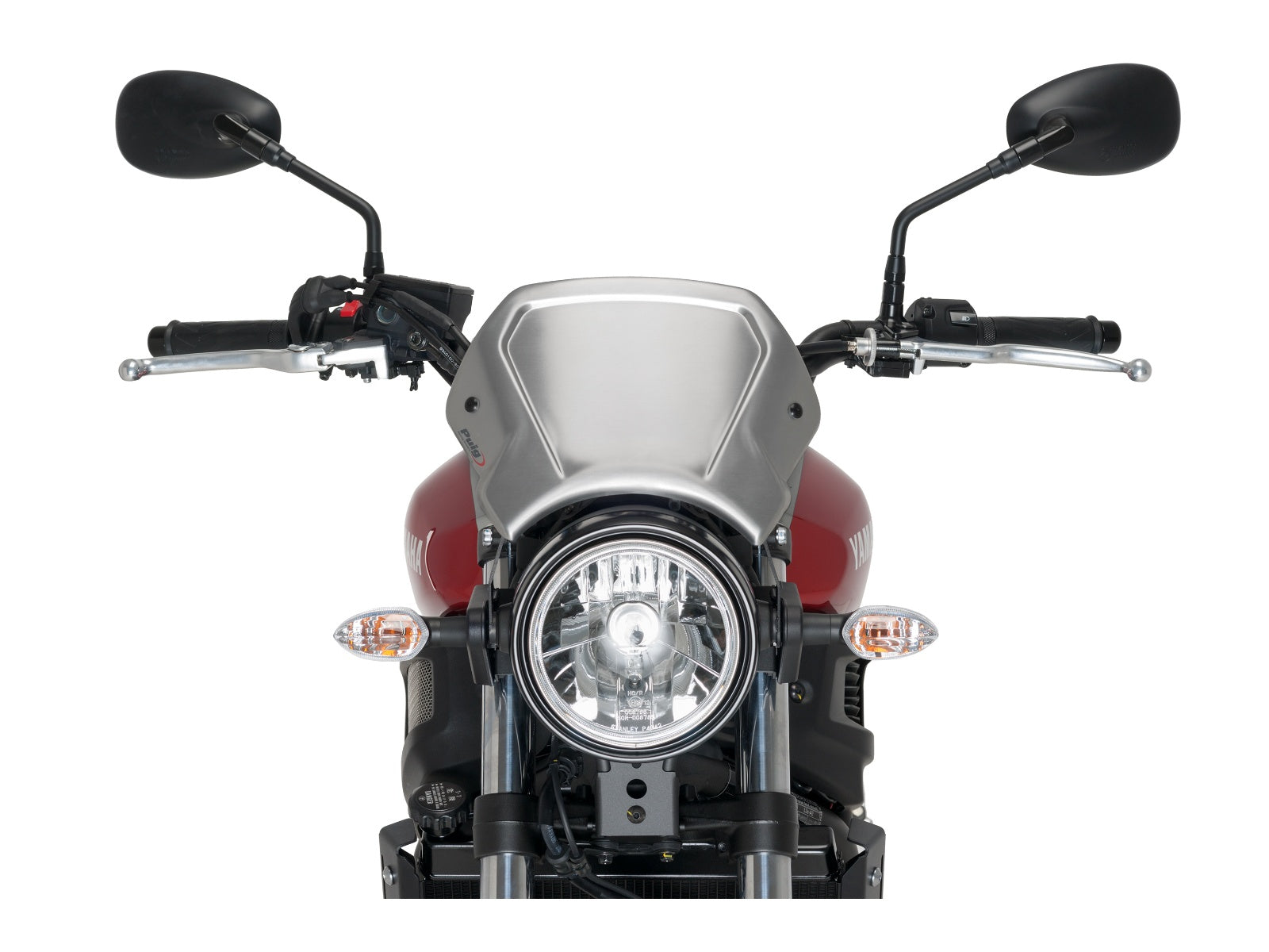 Puig Aluminium Fly Screen In Black for Yamaha XSR 700 XTribute (19-20)
