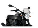 Puig Aluminium Fly Screen In Black for Moto Guzzi V7 Stone (17-22)