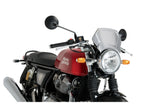 Puig Aluminium Fly Screen In Black for Royal Enfield Continental GT 650 (21-25)