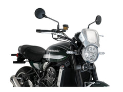 Puig Aluminium Fly Screen In Black for Kawasaki Z900 RS SE (22-25)