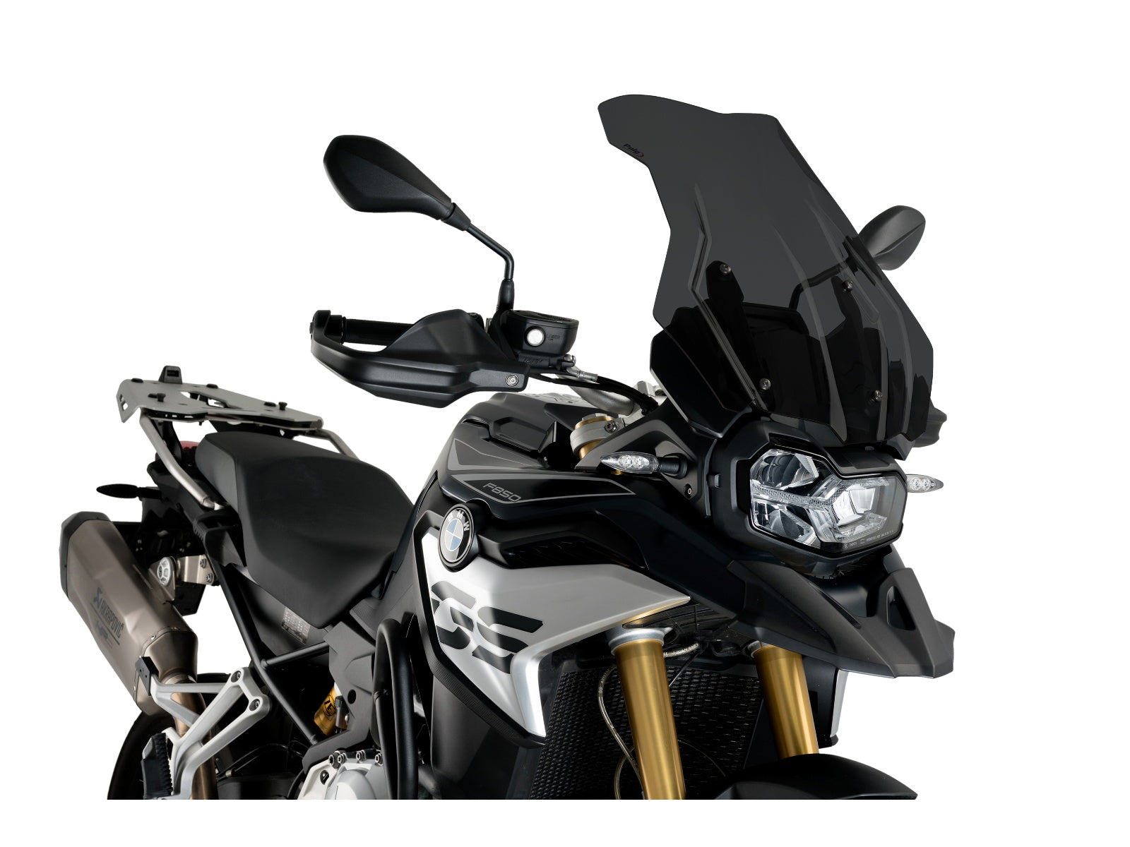 Puig Touring Plus Screen In Clear for BMW F850 GS Adventure (19-23)