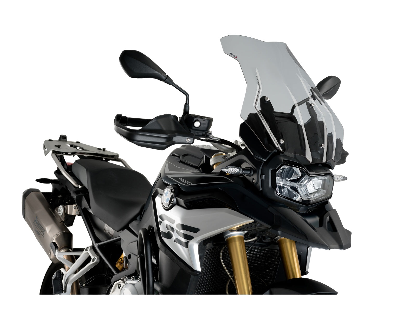Puig Touring Plus Screen In Clear for BMW F850 GS Adventure (19-23)